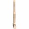 Ekena Millwork Saratoga Smooth Timber Gable Bracket, Douglas Fir, 84"W x 49"H x 3 1/2"D x 5 1/2"F, 14/12 Pitch GBW084X49X0406SAR00SDF - alternate 2